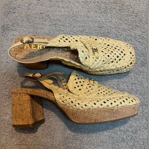 Tan Aerosoles Woven Women's Shoes